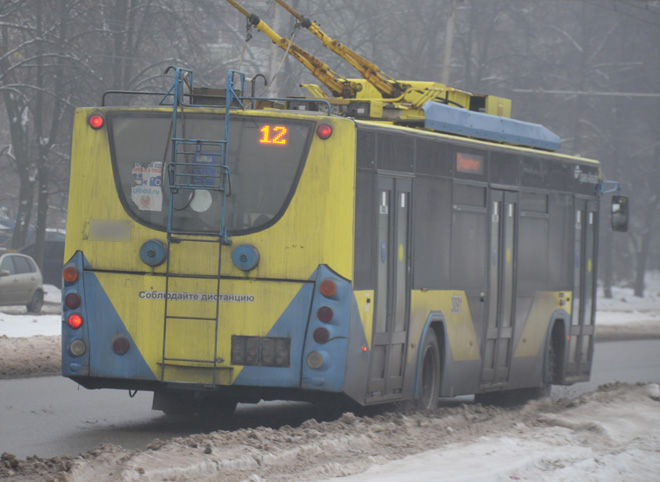 С 4 февраля маршрут троллейбуса №12 будет продлен до Октябрьского городка