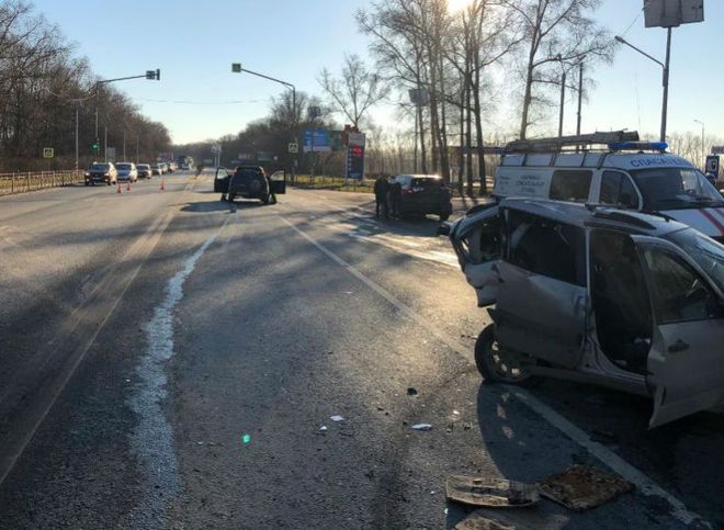 В массовом ДТП на трассе М5 под Рязанью пострадал мужчина