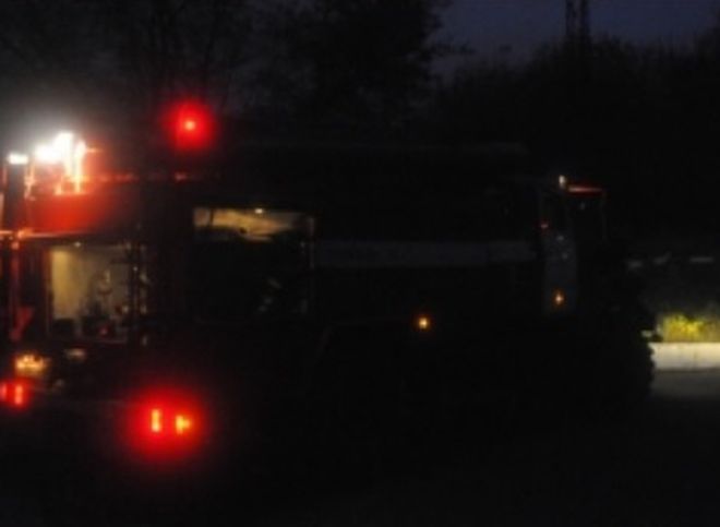 Ночью в Рязани горел автомобиль