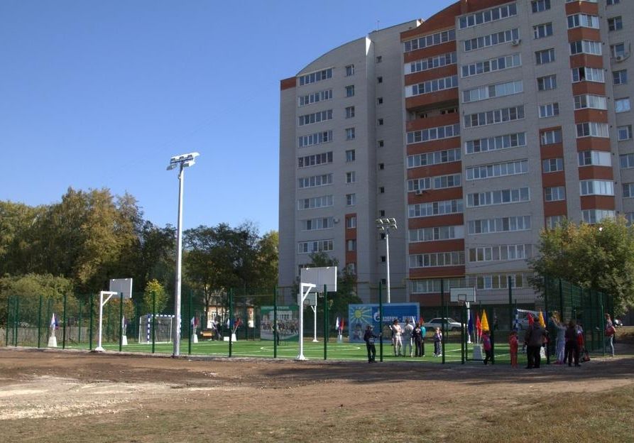 В Рязани открылась новая спортплощадка возле «Юности»