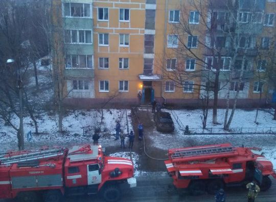 Соцсети: в Касимове произошел пожар в пятиэтажке