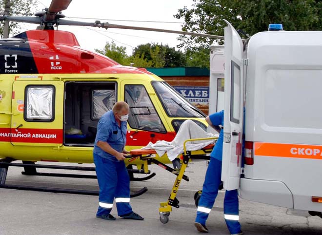 В Рязань на вертолете санавиации доставили 10-летнюю жительницу Новомичуринска