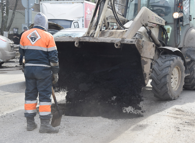 Начался подготовительный этап ремонта улицы Есенина