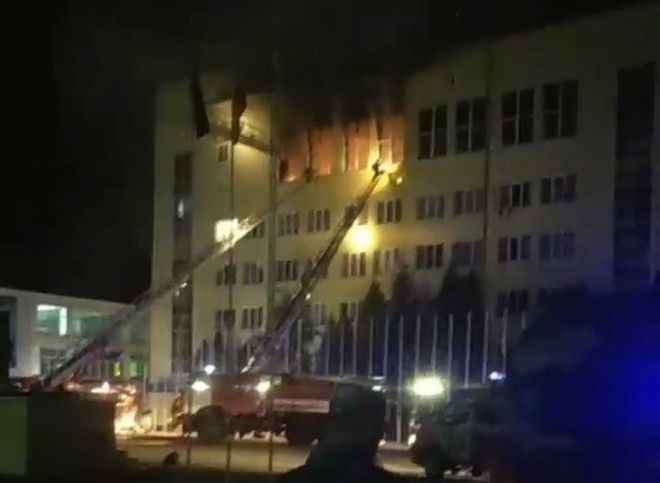 Пожар в Академии ФСИН локализовали