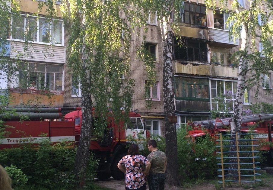 В пожаре на улице Шевченко пострадала пенсионерка
