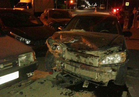 Пьяный рязанец на машине повредил три припаркованных авто
