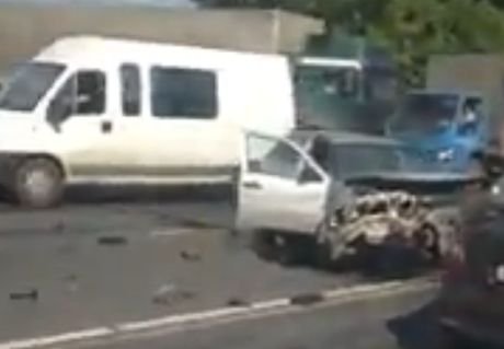 Две «Калины» столкнулись на трассе М5 в Рыбновском районе