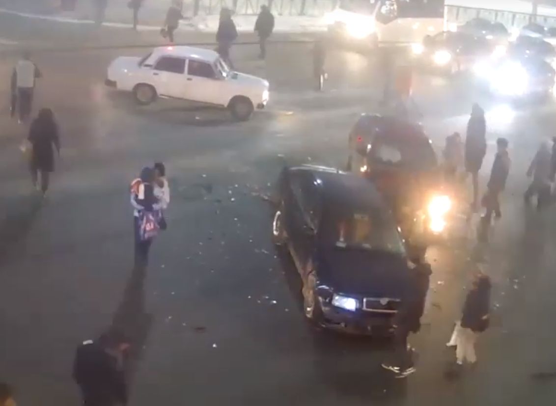 ДТП на площади Победы парализовало движение в центре Рязани