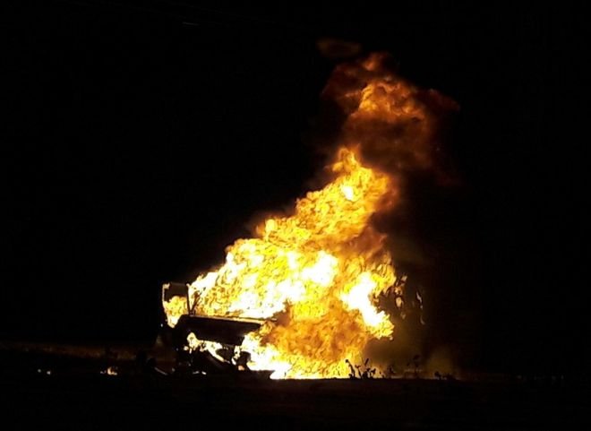 На пожаре в Рязани, в результате которого сгорел автомобиль, никто не пострадал