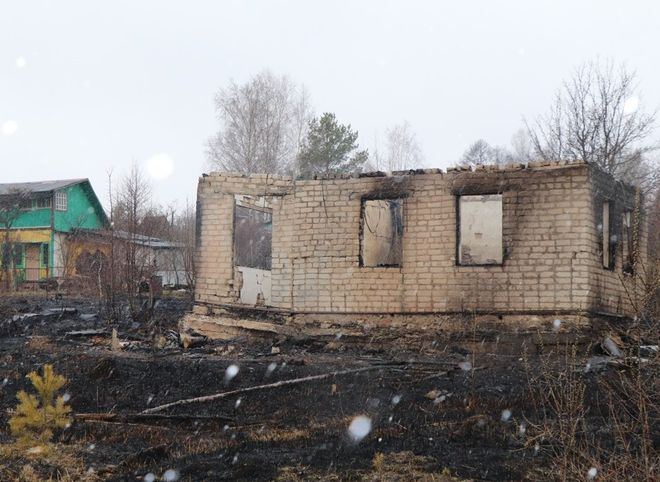Рязанский пенсионер случайно сжег четыре дачных дома