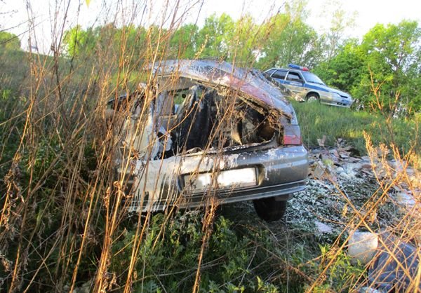 В Шацком районе ВАЗ-2112 улетел в кювет, водитель погиб