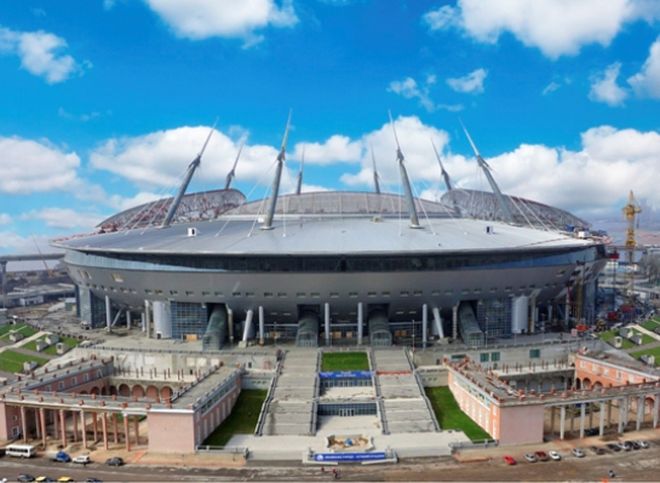 Строители стадиона «Зенит» объявили об окончании работ
