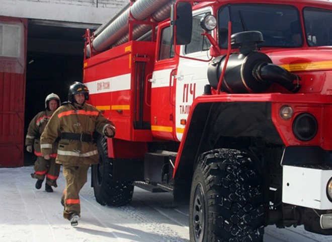 В жилом доме на 1-м Бахмачеевском проезде в Рязани произошел пожар