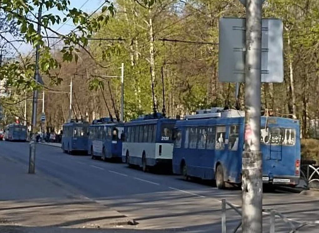 Из-за обрыва проводов в Приокском встали троллейбусы