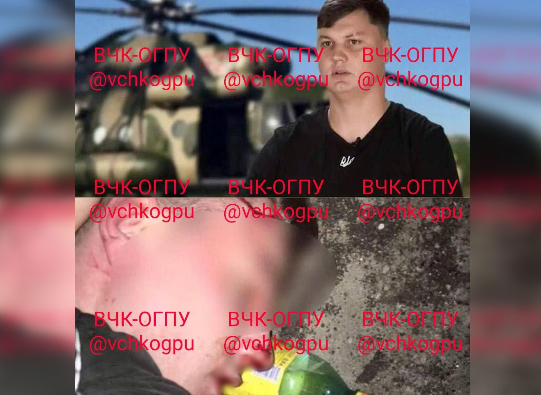 Фото избитого рязанца выдали за труп перебежчика Кузьминова