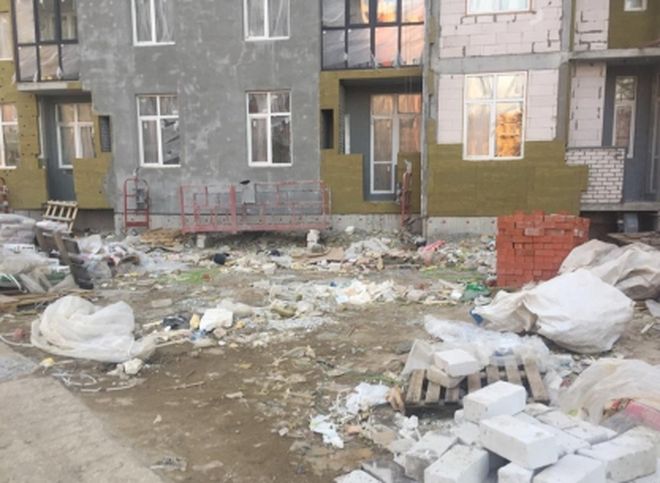 В Рязани с 26-го этажа строящегося здания упал рабочий