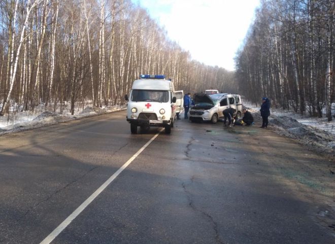 В Рыбновском районе произошло ДТП с пострадавшими