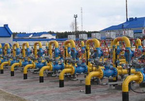 Хранилища газа Украины заполнены лишь наполовину