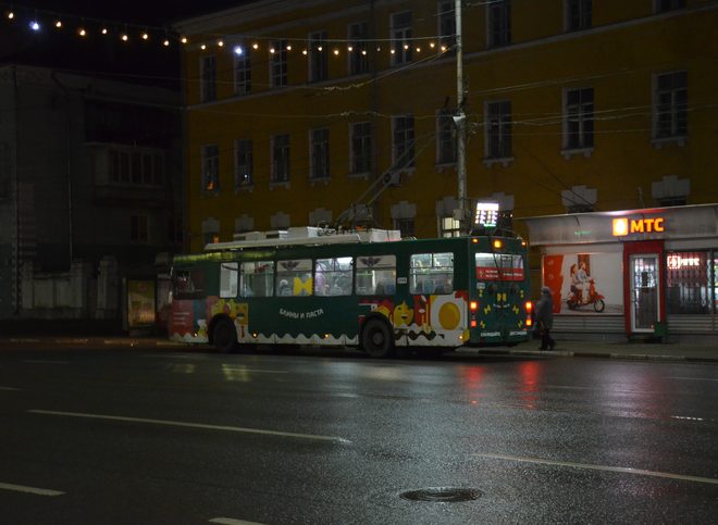 Рязанский общественный транспорт будет работать в новогоднюю ночь