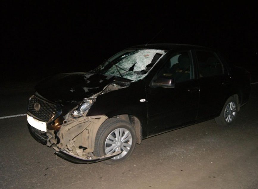 В Милославском районе Datsun насмерть сбил женщину