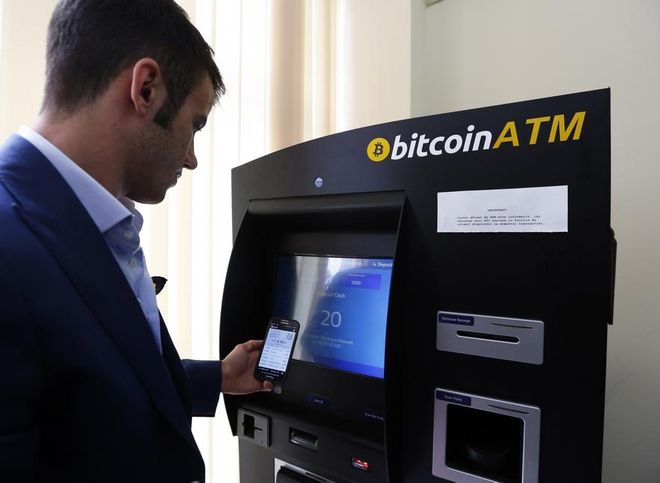 На Кипре установили первый биткоин-банкомат