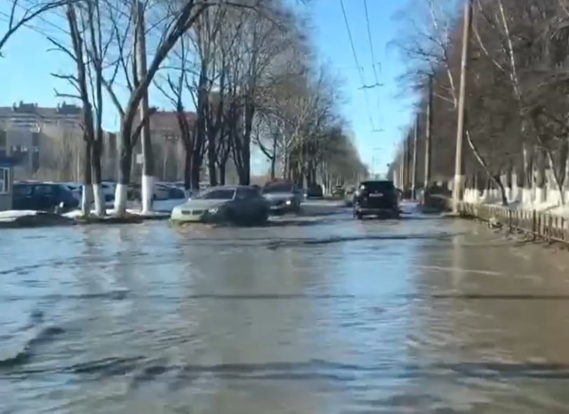 В Рязани затопило проезд Шабулина