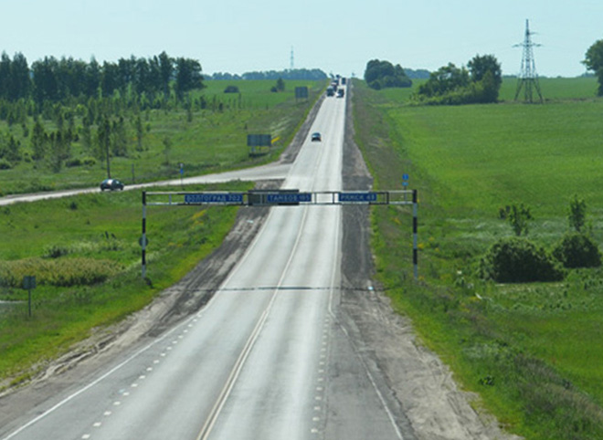 На трассе М6 в Рязанской области установят делиниаторы и шумовые полосы