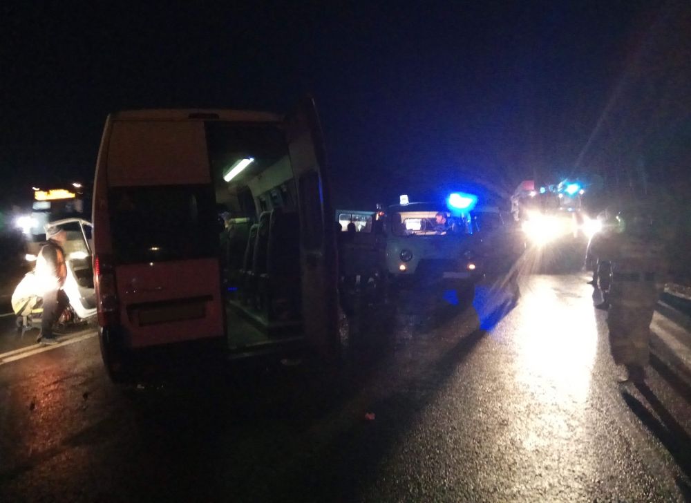 Число пострадавших в ДТП с маршруткой на трассе М5 под Рязанью увеличилось