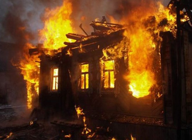 В Клепиковском районе на пожаре пострадал 72-летний пенсионер
