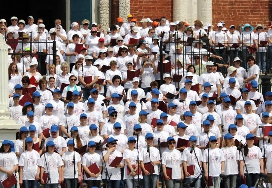 Завтра в Рязанском кремле выступит Тысячный сводный хор