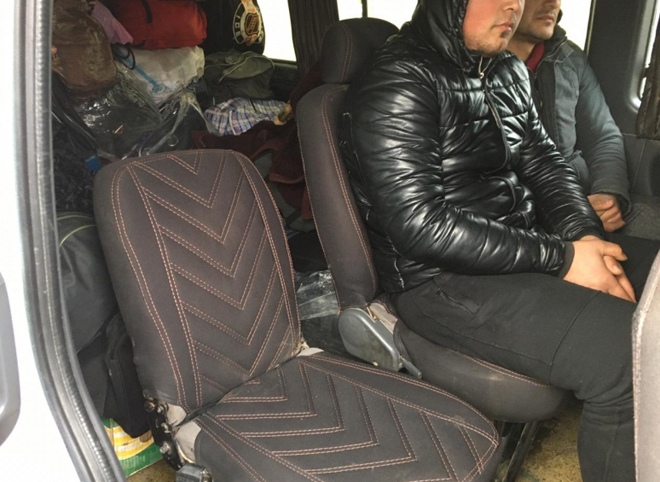 Под Скопином задержали автомобиль, перевозивший пассажиров с нарушениями