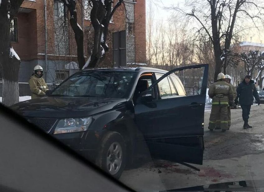 В полиции опровергли расстрел автомобиля в центре Рязани