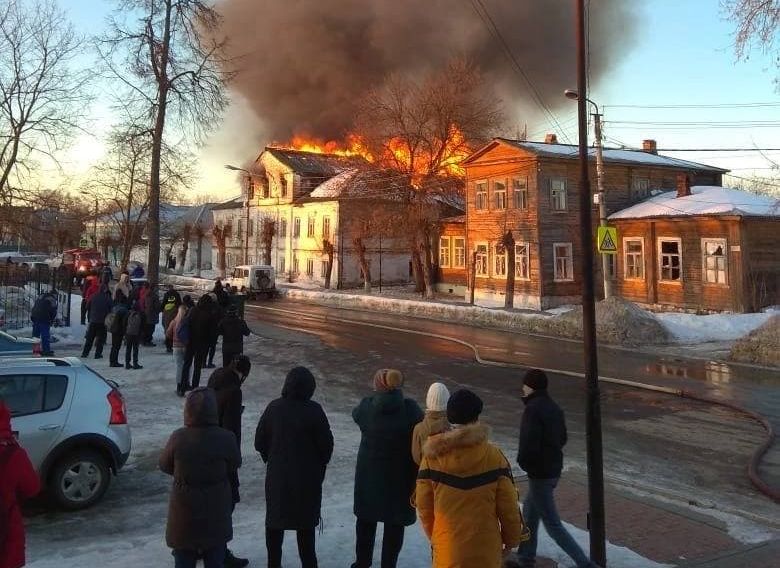 В Касимове сгорел памятник культуры регионального значения