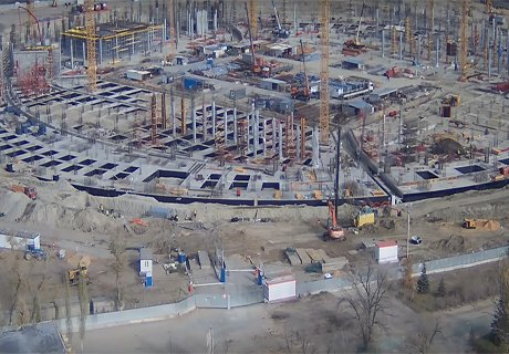 На объекте к ЧМ-2018 в Волгограде рухнула конструкция