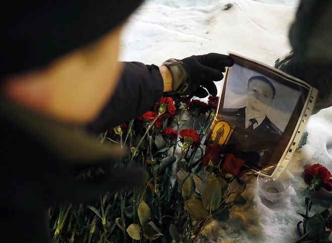 Опубликовано видео прощания с погибшим пилотом Су-25