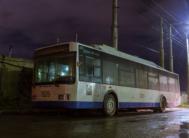 Опубликованы фото прибывших из Москвы в Рязань троллейбусов