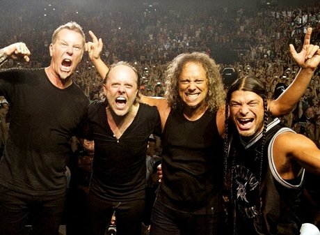 Сервис Spotify назвал группу Metallica самой востребованной в мире