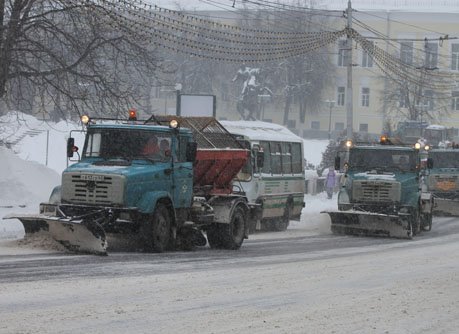 Администрация: из центра Рязани вывезли 200 кубометров снега