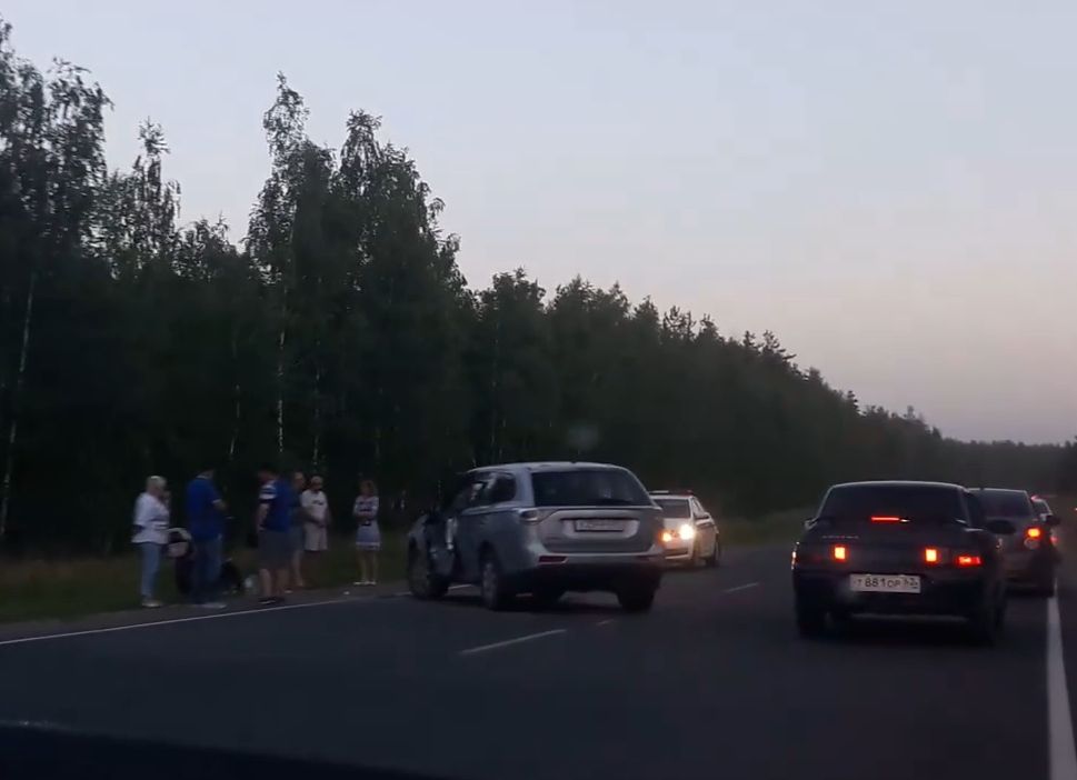 На трассе Рязань – Клепики столкнулись мотоцикл и внедорожник