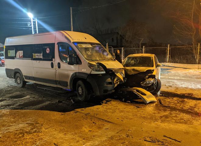 Стало известно о пострадавших в ДТП с маршруткой на окраине Рязани