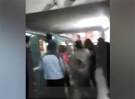 В московском метро произошла паника из-за оставленной коробки