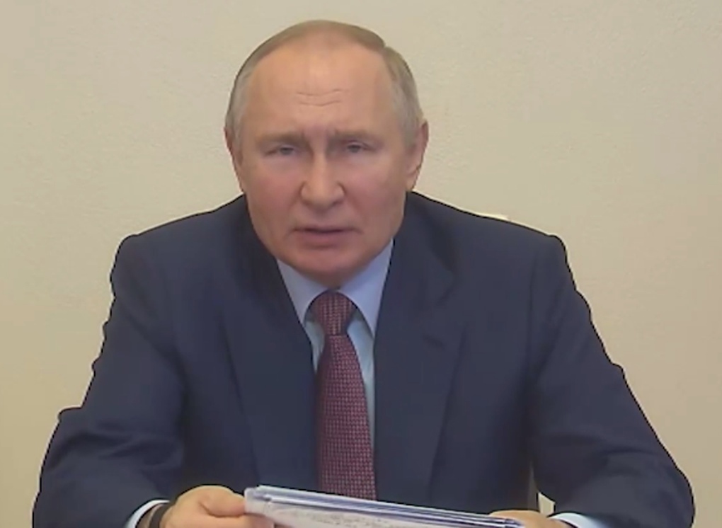 Путин сообщил о снижении ВВП на 2,5% по итогам года