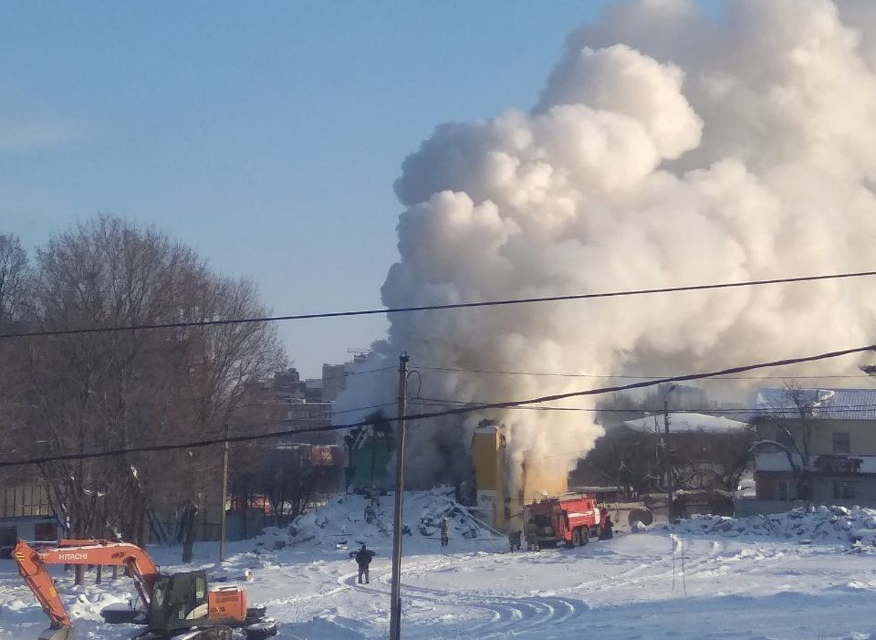 МЧС: в пожаре на Касимовском шоссе никто не пострадал