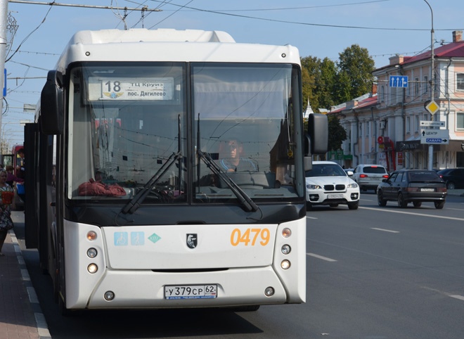 В Рязани планируют продлить маршрут автобуса №18 до военного городка