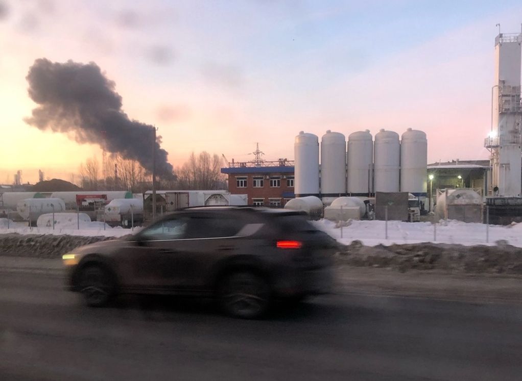 На Рязанском нефтезаводе произошел пожар