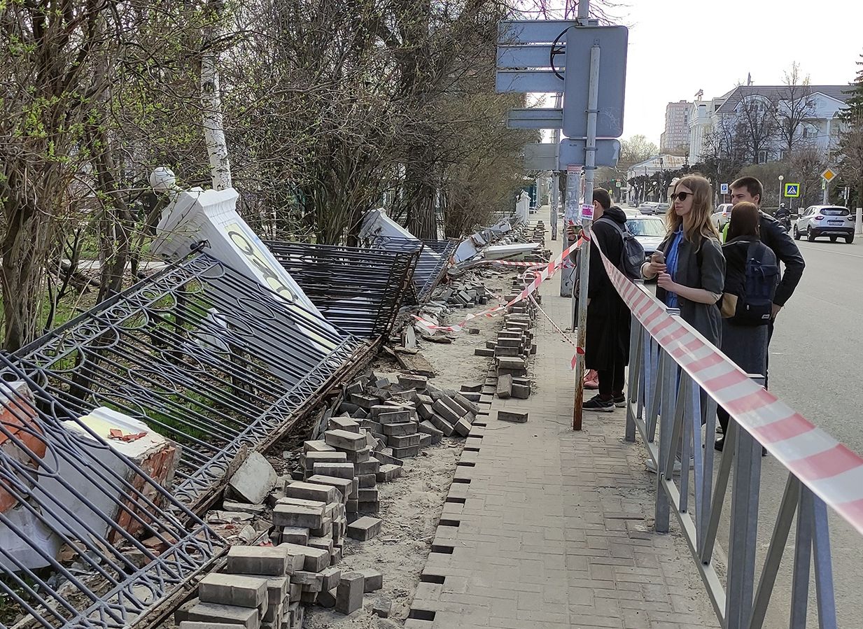 «Горпроекты» раскритиковали рязанских чиновников за демонтаж ограды Наташиного парка