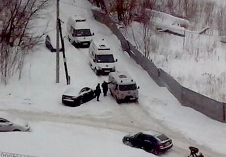 В Рязани второй раз за сутки «скорая» увязла в снегу