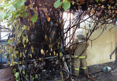 На пожаре в Рязанском районе пострадал человек