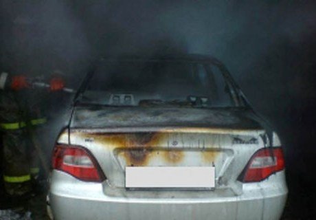 В Михайловском районе сгорел в гараже Daewoo Nexia