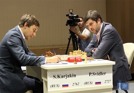Карякин победил Свидлера в третьей партии на Кубке Мира